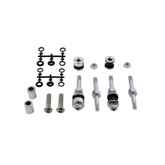 Docking hardware kit — 03-17 FLSTC; 2003 FLSTS; 05-07 FLSTSC; 2006 FLST (NU). With OEM saddlebags