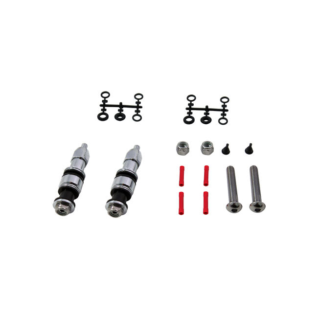 Docking hardware kit — 93-01 FXDWG; 02-05 FXDWG (NU). Models without saddlebags.