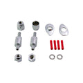 Sissy bar turn signal relocation kit for Softail. Chrome — 03-17 Softail (NU)