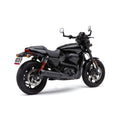 Cobra, El Diablo 4" slip-on muffler. Black — 17-20 XG750A Street Rod (NU)