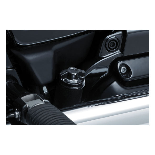 Kuryakyn, Precision dipstick. Gloss black — 18-24 Softail (NU)