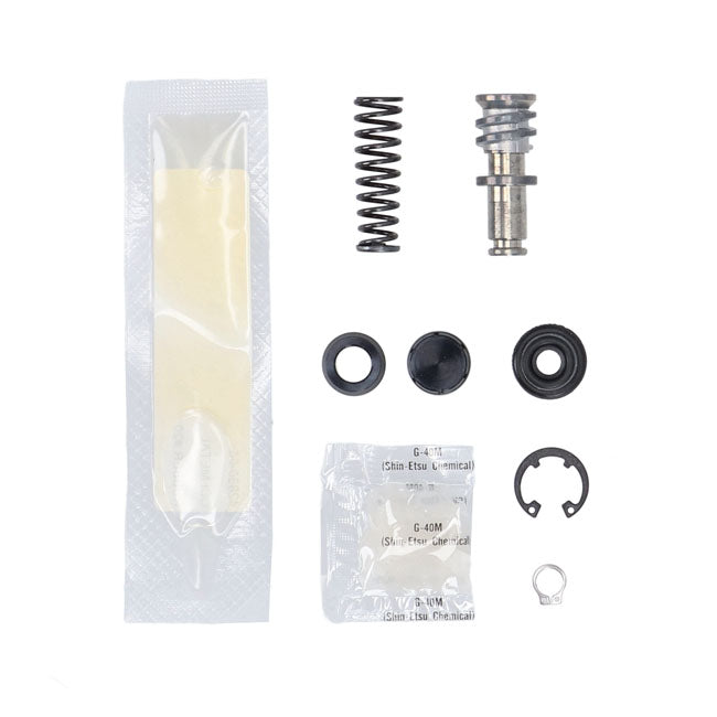 Handlebar master cylinder, rebuild kit — 18-20 (NUFXFB Fat Bob; 18-24 FXFBS Fat Bob; 20-24 FXLRS Low Rider S; 2022 (NU) FXRST El Diablo; 22-24 FXLRST Low Rider ST; 19-20 (NU) FXDR/FXDRS; 16-17 (NU) FXE CVO Pro Street Breakout; 08-12 (NU) XR1200