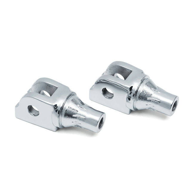 Kuryakyn, Tapered front footpeg adapter. Chrome