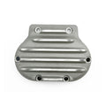 EMD transmission end cover, cable clutch. Semi-polished — 87-06 Big Twin (Excl. FXR & 2006 Dyna) (NU)