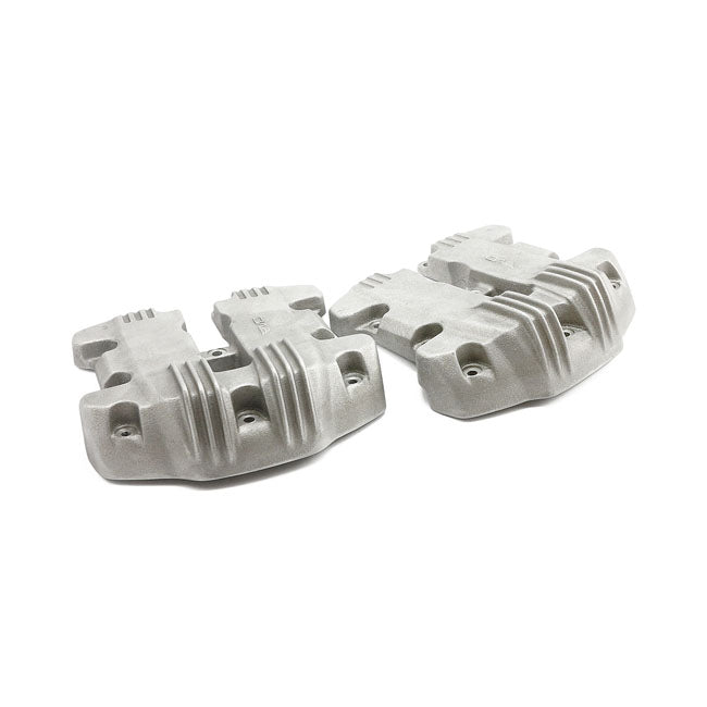 EMD, ''Ribbed Style'' rocker cover set. Raw