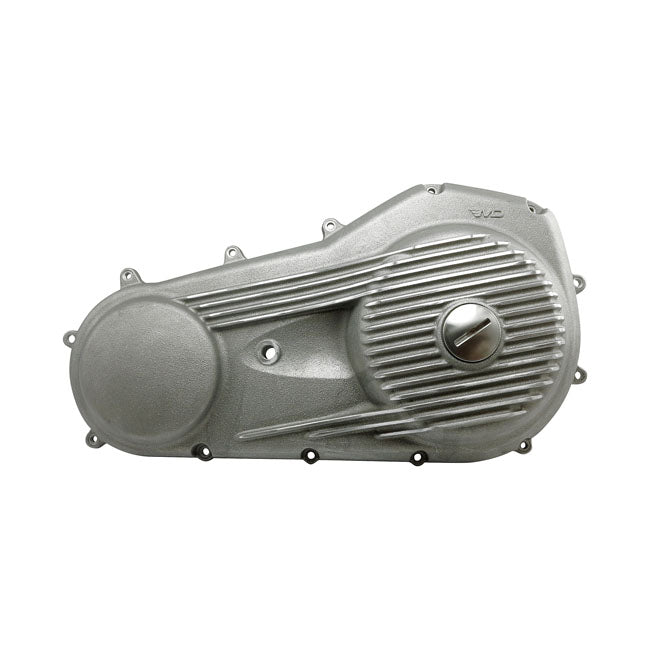 Emd snatch primary cover semi-polished — 18-26 Softail (models with mid-shift)
