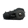 Emd snatch primary cover black cut — 18-26 Softail (models with mid-shift)