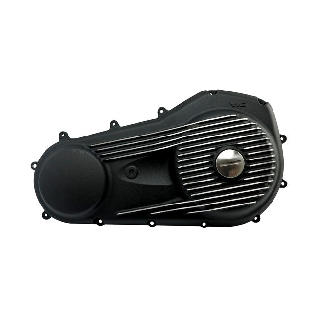 Emd snatch primary cover black cut — 18-26 Softail (models with forward controls)