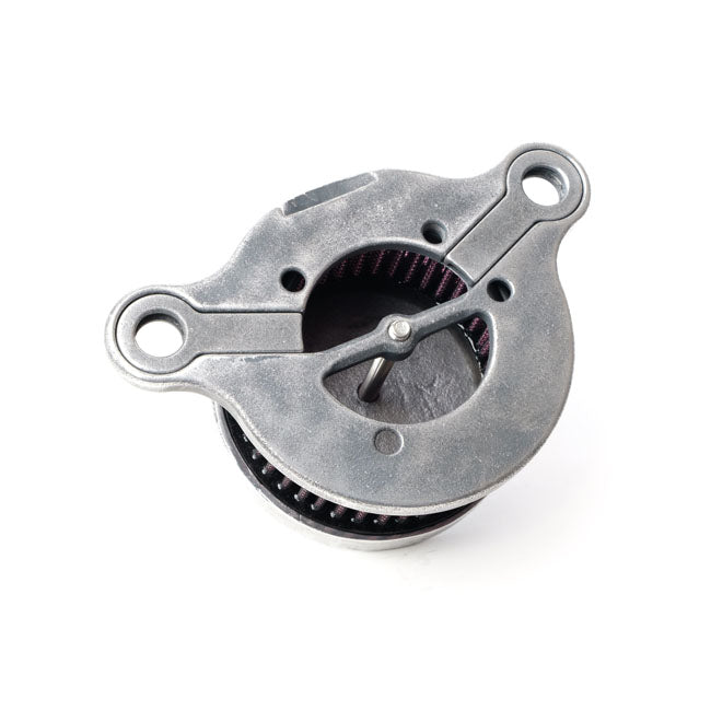 Wannabe Choppers, WannaSucker ''Wave'' air cleaner. Brass — 91-22 XL Sportster (Excl. XR1200) (NU)