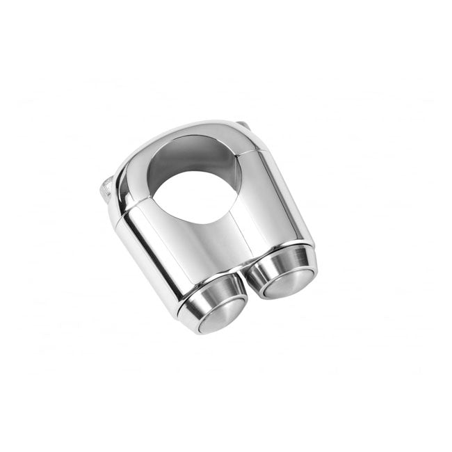 Motone, micro switch with 2 buttons. Chrome — Universal