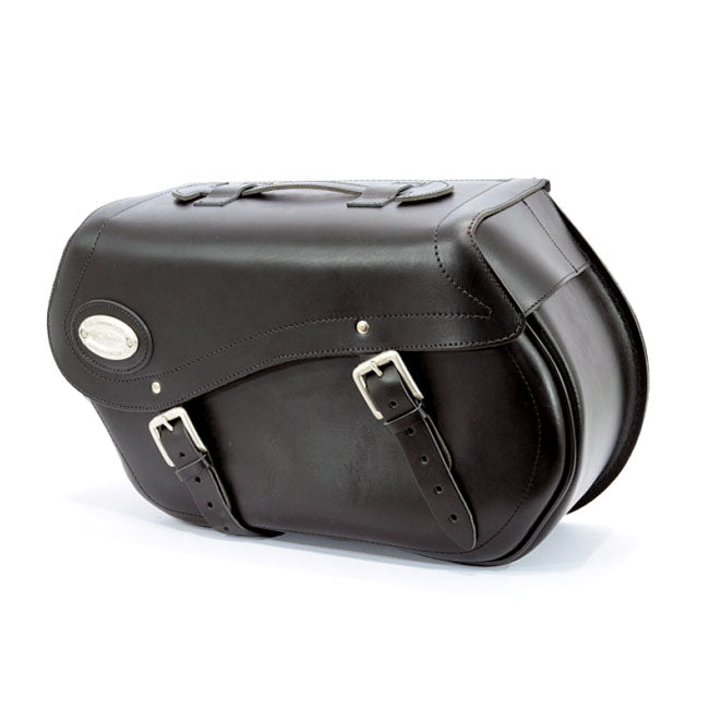 Longride, leather smooth saddlebags #153