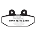 EBC, brake pads. V-Pad semi sintered copper — Rear: 18-26 Softail