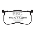 EBC, Double-H sintered brake pads. Rear