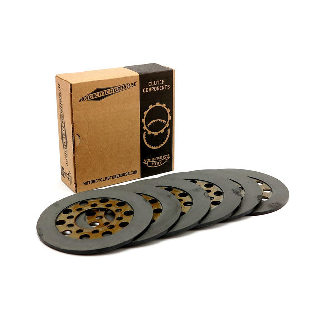 MCS, clutch friction disc set — 68-E84 Big Twin (NU)