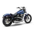 Cobra, El Diablo 2-into-1 exhaust. Chrome — 12-17 Dyna (NU)