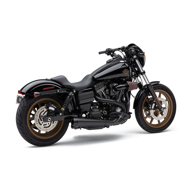 Cobra, El Diablo 2-into-1 exhaust. Black — 12-17 Dyna (NU)