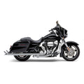 Cobra, Fishtail Speedster Duals exhaust. Chrome — 10-16 FLT/Touring (NU)