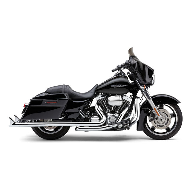 Cobra, Fishtail Speedster Duals exhaust. Chrome — 10-16 FLT/Touring (NU)