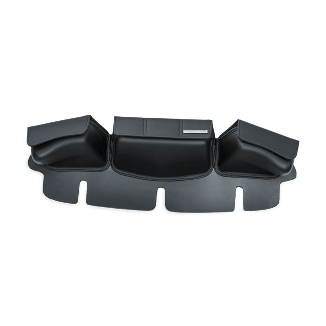 Kuryakyn, 3-pouch fairing bag. Black — 93-13 FLT/Touring; Trikes with Batwing fairing (NU)