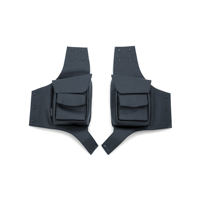 Kuryakyn, saddlebag pouch set. Black