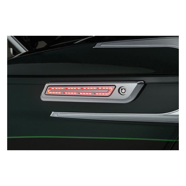 Kuryakyn, LED saddlebag hinge accents. Chrome
