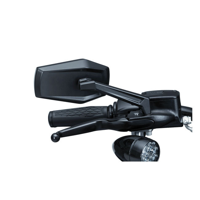 Kuryakyn, Hex mirrors. Satin black, ece