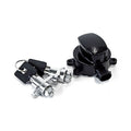 FLHR ignition switch & saddlebag lock kit. Black — 14-22 FLHR Road King; 17-25 FLHRXS Road King Special. With hard bags (NU)