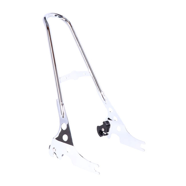 Sissy bar kit 21" 1-piece upright, chrome — 04-22 XL Sportster (Excl. 16-20 XL1200CX Roadster with 2-up seat) (NU)