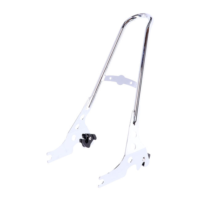 Sissy bar kit 21" 1-piece upright, chrome — 04-22 XL Sportster (Excl. 16-20 XL1200CX Roadster with 2-up seat) (NU)