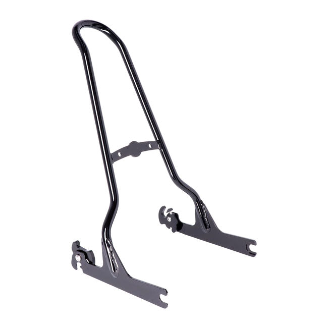Sissy bar kit 21" 1-piece upright, black — 07-17 FLSTF; 06-15 FXST/B/C/S (NU)