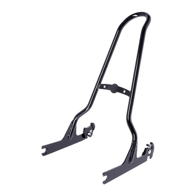 Sissy bar kit 21" 1-piece upright, black — 07-17 FLSTF; 06-15 FXST/B/C/S (NU)