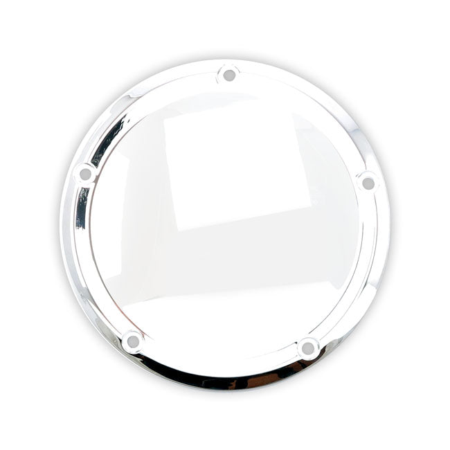 Derby cover, smooth domed. Chrome — 16-25 Touring (excl. 2025 FLTRXRRSE); 16-25 Trike; 2015 FLHTCUL; FLHTK; 07-25 Touring; Trikes with narrow profile primary cover
