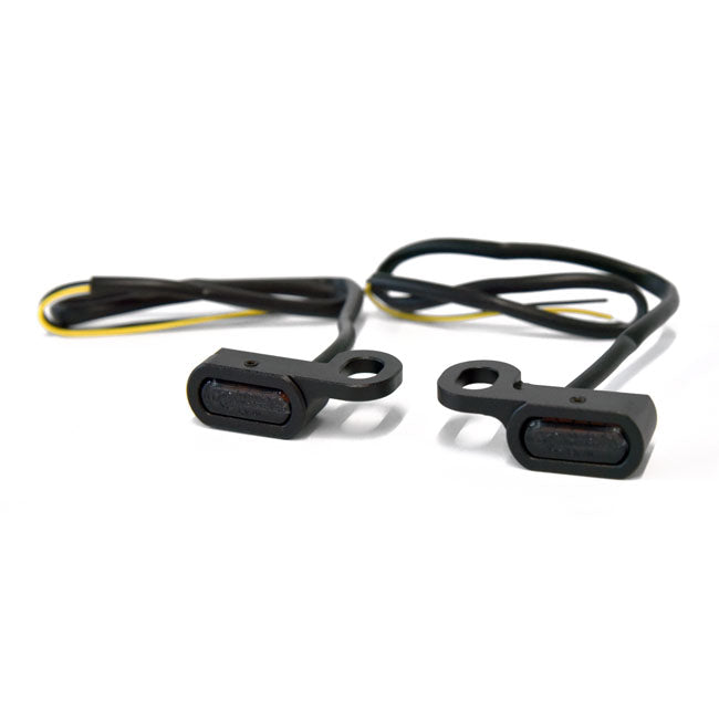 Fastline, below bar LED turn signal set. Black — Hydraulic clutch: 09-16 FLT/Touring; 16-17 FLSS; 09-17 V-Rod (NU)