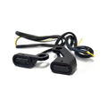 Fastline, below bar LED turn signal set. Black — Cable clutch: 09-16 FLT/Touring; 15-24 Softail (NU)