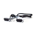 Fastline, below bar LED turn signal set. Chrome — 00-14 Softail; 99-17 Dyna; 96-03 XL Sportster (NU)