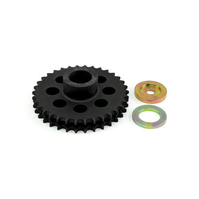 Solid motor sprocket 34t — 07-17 Softail; 06-17 Dyna; 07-16 FLT/Touring (NU)