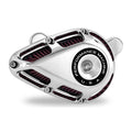PM, ''Jet'' air cleaner kit. Chrome — 18-24 (NU) Softail; 17-25 FLT/Touring (excl. 24-25 FLHX; 2025 FLHXU; 24-25 FLTRX; 23-25 FLHXSE; 23-25 FLTRXSE; 24-25 FLTRXSTSE); 17-25 Trikes
