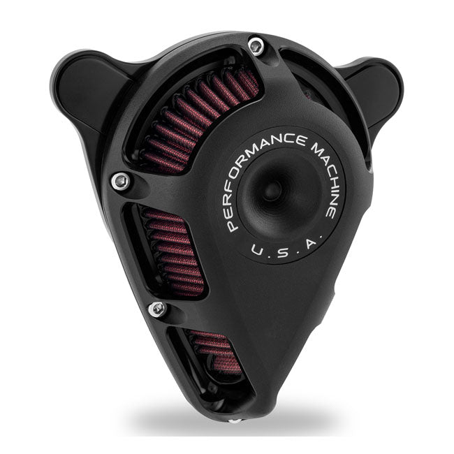 PM, ''Jet'' air cleaner kit. Black Ops — 18-24 (NU) Softail; 17-25 FLT/Touring (excl. 24-25 FLHX; 2025 FLHXU; 24-25 FLTRX; 23-25 FLHXSE; 23-25 FLTRXSE; 24-25 FLTRXSTSE); 17-25 Trikes