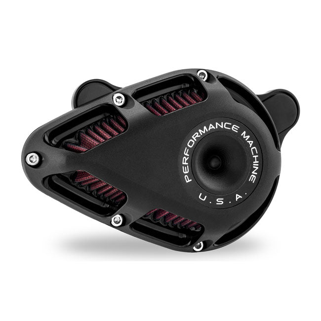 PM, ''Jet'' air cleaner kit. Black Ops — 18-24 (NU) Softail; 17-25 FLT/Touring (excl. 24-25 FLHX; 2025 FLHXU; 24-25 FLTRX; 23-25 FLHXSE; 23-25 FLTRXSE; 24-25 FLTRXSTSE); 17-25 Trikes