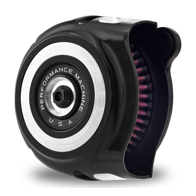 PM, ''Vintage'' air cleaner kit. Black CC