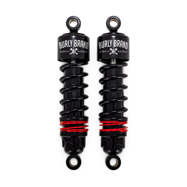 Burly, Slammer Plus shock set 11.5" black — 88-03 XL Sportster (NU)