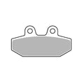 SBS, brake pads. Street Ceramic (organic) — Rear: 18-26 Softail