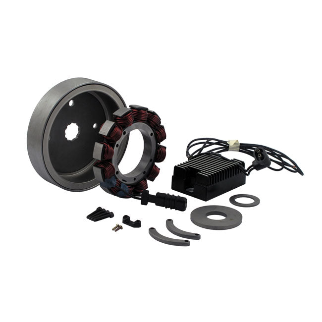 32 amp charge kit, black regulator
