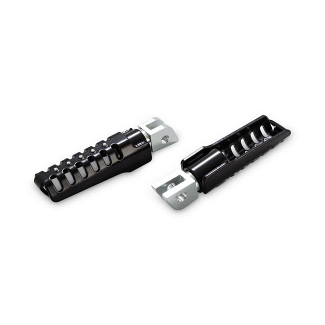 Burly, Razorback passenger foot pegs. Black — Triumph Bonneville/Scrambler (passenger)
