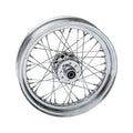 3.00 x 16 rear wheel 40 spokes chrome — 57-78 XL Sportster; 54-56 K models