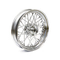3.00 x 16 wheel 40 spokes chrome — 67-72 FL front and rear; 71-72 FX rear only