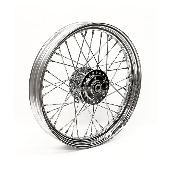 2.50 x 19 front wheel 40 spokes chrome — 78-83 FXR/FX/XL Sportster