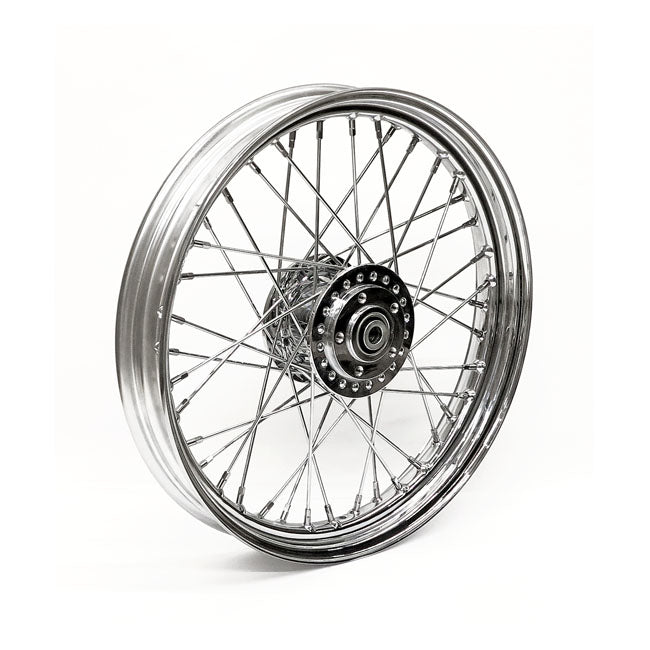 2.50 x 19 front wheel 40 spokes chrome — 78-83 FXR/FX/XL Sportster