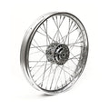 2.15 x 21 front wheel 40 spokes chrome — 78-83 FX; XL Sportster with dual disc