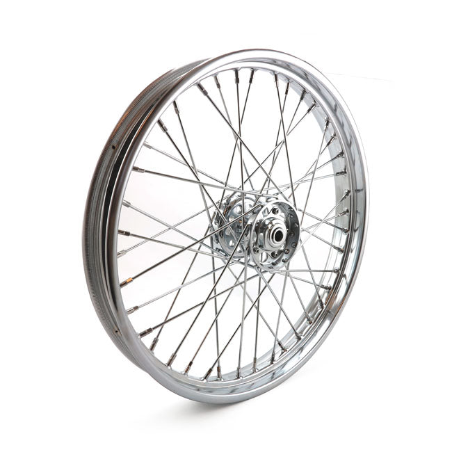 2.15 x 21 front wheel 40 spokes chrome — 36-66 FL (NU)